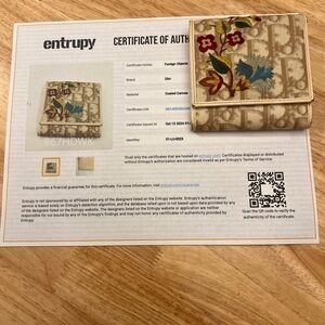 Pre-loved Authentic Christian Dior Trotter Wallet